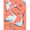 thumbnail image 2 of Mingo, Jessica 12x14 Gold Ornate Wood Framed with Double Matting Museum Art Print Titled - Storks I, 2 of 4