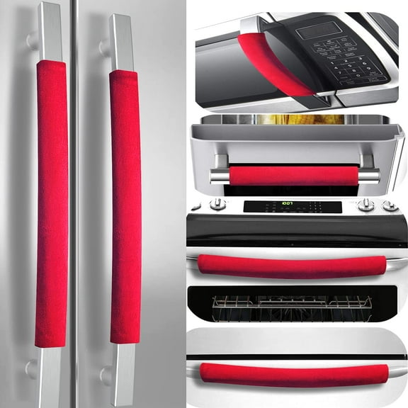 Juztec Home Appliance Handle Covers, Set of 6, Washable, for Refrigerator, Oven, Microwave and More