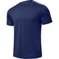 thumbnail image 2 of EOYWHK Dress Shirts for Men Summer Solid Color Casual Loose Short Sleeved Round Neck T-shirt, 2 of 8