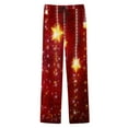 thumbnail image 3 of ASFGIMUJ Christmas Mens Casual Pants Pajama Pants With Drawstring And Pockets Christmas Gift, 3 of 4