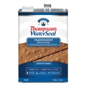 Thompsons WaterSeal Transparent Wood Sealer, Chestnut Brown, 1 Gallon