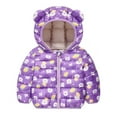 thumbnail image 2 of Godderr 9M-5Y Girls Boys Down Puffer Coats for Toddler Newborn Down Jackets Winter Jackets Puffer Down Outwear Long-Sleeved Cartoon Zip Clothes, 2 of 5