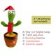 thumbnail image 1 of Cactus bailando, grabación de juguete de felpa para niños, canto, fiesta giratoria en movimiento, decoración del hogar, sombrero de Navidad, 1 of 5