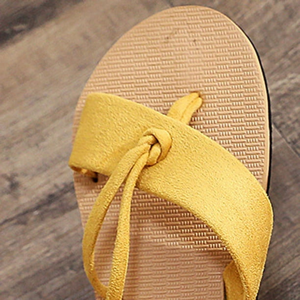 Yellow sandals walmart 2025
