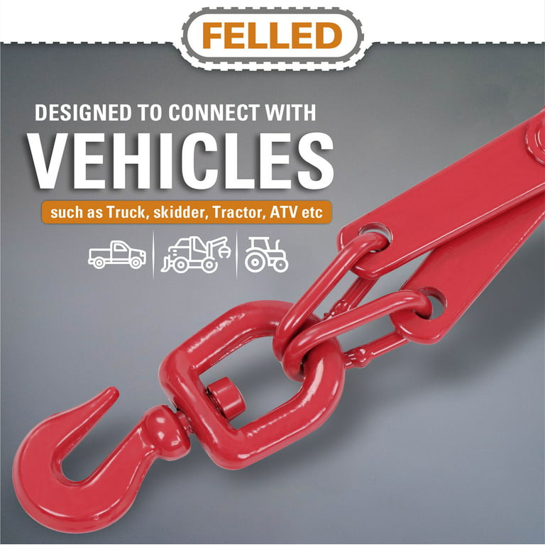 Felled Timber Claw Hook 32in Log Lifting Tongs Heavy Duty Grapple