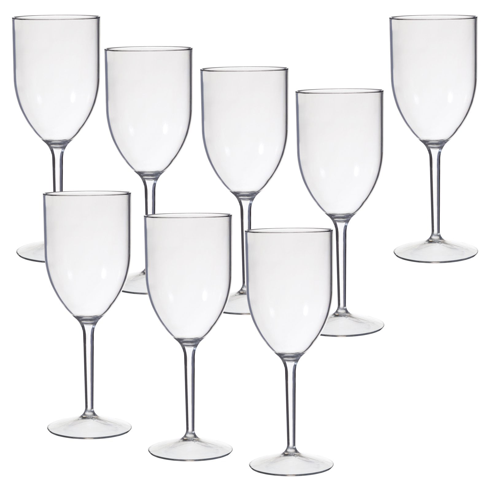 CreativeWare Acrylic Wine Glasses 8 pc. Set