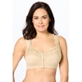 thumbnail image 6 of Comfort Choice Women's Plus Size Front Close Wireless Gel Strap Bra, 6 of 6