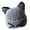 Grey, variant on Hats For Baby Girls,Adorable Animal Knitted Winter Hat for Toddlers and Kids Featuring Playful Cat Ears Design