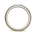 thumbnail image 3 of Titanium Trpl Groove Multicolor Anodized White Sapphire Ring, 3 of 8