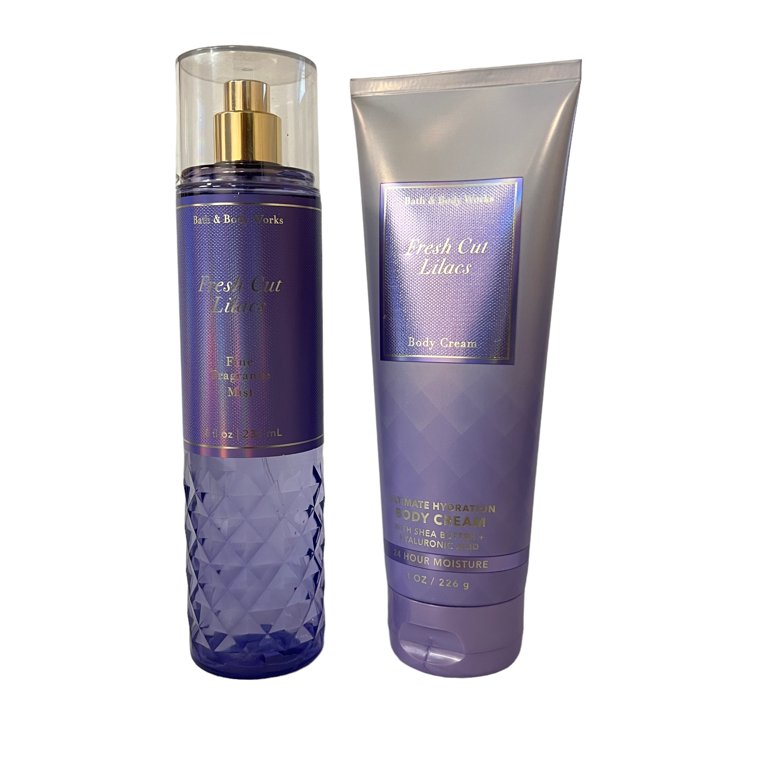 Bath and Body Works Fresh Cut Lilacs Fine Fragrance Mist& Body