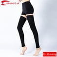 thumbnail image 2 of Bas de Compression Médicale Hauteur Genou Bas de Contention pour Varices Ceinture de Compression pour Femmes Hommes Beige G, 2 of 6