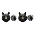 thumbnail image 2 of kurtrusly Exquisite Animal Head Wall Sculpture Ornament Handcrafted Resin Statue Bear Large 2Set, 2 of 6