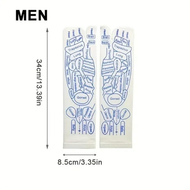 Reflexology Socks, Staron 2026 Acupressure Foot Massage Socks With Chart, Non-Slip Reflexology Socks With Massage Tool For Relaxation Enhanced Circulation