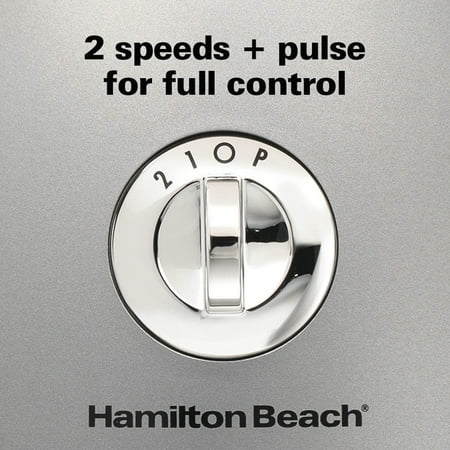 Hamilton Beach - 6 Function 10 Cup Food Processor - SILVER