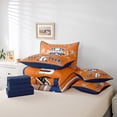 thumbnail image 5 of YST 7 Piece Bed in a Bag Full Size Comforter Set Boys Baseball Bedding Set,Sports Reversible Design Bed Set,Baseball Team Soft Microfiber Comforter with Sheet Set,All Season,Houston, 5 of 5