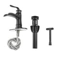 Kede Waterfall Faucet Bathroom Faucet Single Handle One Hole Oil Rubbed