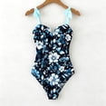 thumbnail image 4 of LYEAA Womens Bathing Suits One Piece Backless Swimsuits Belly Control Swimming Sets Summer Vacation Swimwear, 4 of 7