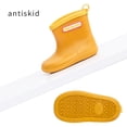 thumbnail image 3 of Baby Rain Boots Toddler Kids Waterproof Shoes Boys Girls Cute Play Boots,Yellow,5 Toddler, 3 of 8