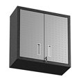 thumbnail image 5 of Manhattan Comfort Armoire de Rangement de Garage Flottante à Double Forteresse, Noir/gris, 5 of 5