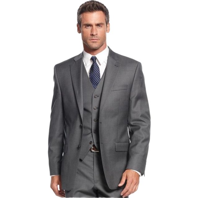 Traje Italiano Slim Hombre Gris Plomo, Promoción Imperdible Deng Xun unisex