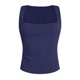 thumbnail image 4 of Camiseta sin mangas de verano ajustada para mujer: sin mangas, color liso, poliéster transpirable, corte ajustado, versátil para combinar con pantalones cortos o faldas., 4 of 5