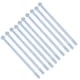 thumbnail image 4 of 10 Uds. Perno de media rosca, rosca fina, acero al carbono, pernos de medio diente hexagonales alargados resistentes, 10x250, 4 of 8
