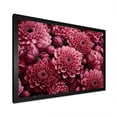 thumbnail image 2 of Designart "Chrysanthemum Collage Pink Gardens II" Floral Framed Wall Art Decor - Traditional Pink Chrysanthemums Entryway Framed Wall Art, 2 of 6