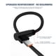 thumbnail image 3 of Cable USB C trenzado de nailon - Ángulo de 90°, carga rápida de 6 A y duradero - Cable de datos para teléfonos/tablets, 3 of 8