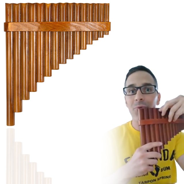 15 Pipe G Key Pan Flute with Binding Rings Folk Wind Instrument for Enchanting Melodies Ready to Play for Beginners & Pros Left & Right Handed Musicians Maintenance Free Decorative Hanging Pieces