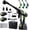 Black, variant on Cordless Pressure Washer, Portable Handheld Washer with 6-in-1 Nozzle and 2 Batteries for Car, Home and Garden