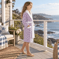 thumbnail image 3 of Lanbubble Girls Robe with Sleep Mask & Scrunchie Set, Soft Bathrobe Sleepwear for Kids 6-13 Years, 3 of 7