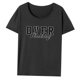 thumbnail image 1 of Camiseta para mujer con cuello redondo, ropa de ajuste regular, camiseta básica para viajes, vacaciones, compras, viajes en la playa L, 1 of 7