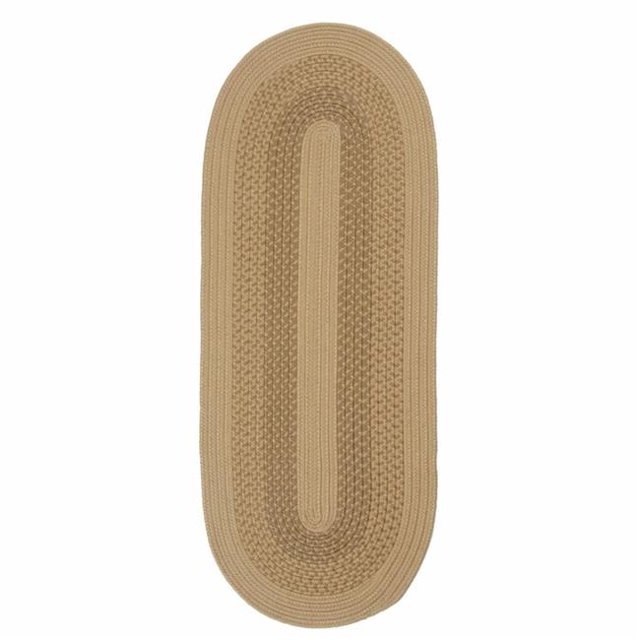 Colonial Mills WH91R030X084 30 x 84 in. Winterhold Round Runner Rug, Natural