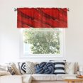 thumbnail image 7 of Drapery Wear Rod Short Curtain 54x18in Filter With Light Feature For Easy Installation Rod Free For Bedroom Kitchen Bathroom\r\n Red Marble_2, 7 of 7