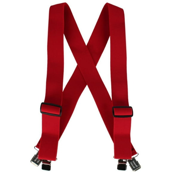 Welch 2 Inch Super Tuff Stuff X-Back Clip On Work Suspender (Men)