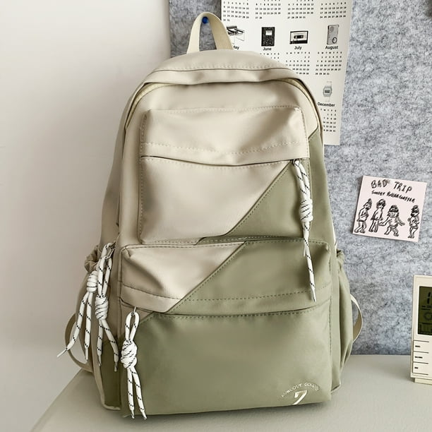Mochila para mujer Mochilas de viaje de moda a juego de colores para deportes al aire libre verde Ndcxsfigh Para Estrenar Walmart en linea
