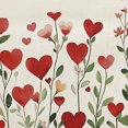 thumbnail image 3 of Valentine's Day Decorations Valentine's Day Heart Print Table Flags Party Table Kitchen Mats, 3 of 5