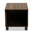 thumbnail image 4 of Baxton Studio Eckhart Modern and Contemporary Walnut Brown Finished Wood Cat Litter Box Cover House, 4 of 10