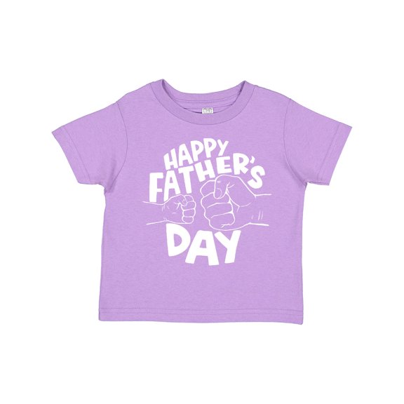 Inktastic Happy Father's Day Parent-child Fist Bump Boys or Girls Toddler T-Shirt