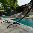 thumbnail image 4 of Vivere 15' Aluminum Arc Hammock Stand (Oil Rubbed Bronze), 4 of 5