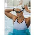 thumbnail image 6 of FINIS Lightning Goggles - Competitive Watertight Swim Goggles for Women and Men - with Adjustable Silicone Straps and 4 Interchangeable Nose Pieces - Silver/Mirror, 6 of 6