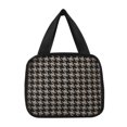 thumbnail image 2 of Bolsas de cosméticos para mujer, bolsa de almacenamiento de viaje de pata de gallo, bolsas de maquillaje (caqui) Tmvgtek Para Estrenar, 2 of 2