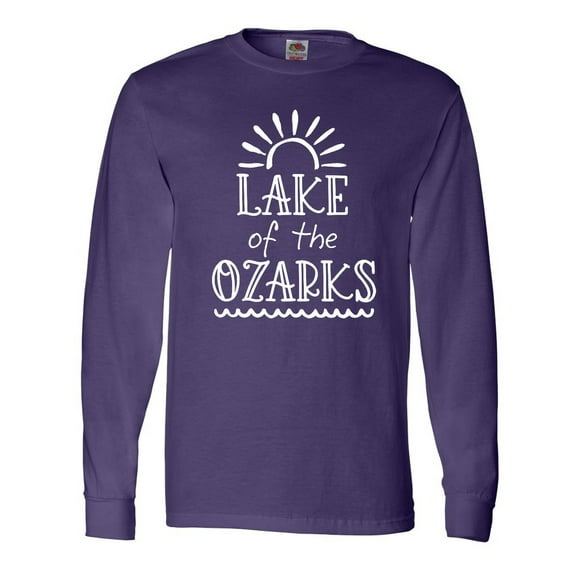 Inktastic Lake of the Ozarks Sun and Lake Long Sleeve T-Shirt