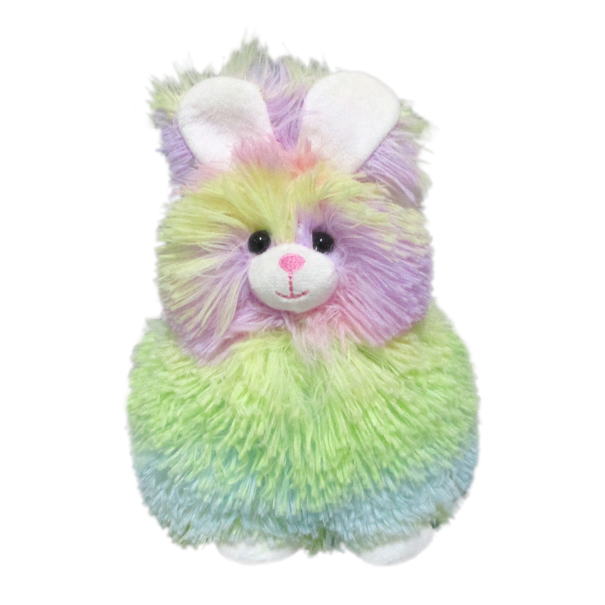 Buy Way To Celebrate Easter Plush, Rainbow Puffball Bunny Online at