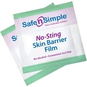 Skin Barrier Wipes, 5 x 7. Pack of 600 No-Sting swabs for skin protection. Non-Sterile Alcohol Free wipes. Single use wipes in Individual Packets. Soft Protective Wipes.