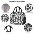 thumbnail image 4 of Womens Black Leopard Pattern Lunch Box for Work,Insulated Lunch Bag for Women,Loncheras Para Mujer,Leakproof Adult Lunch Bag for Work,Beach,Travel,Picnic,Camping, 4 of 7