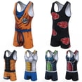 thumbnail image 4 of Mono informal de una pieza sin mangas para hombre, pantalón cargo, estilo urbano, divertido, Vegeta Goku, 4 of 5
