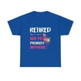 thumbnail image 2 of Retired Not My Problem Anymore Flamingo Floral Costume T-Shirt, 2 of 2