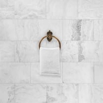 RENACLIPY 1 Pcs Rustic Hand Towel Holder for Bathroom Wall Golden Space Aluminum Modern Style