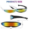 thumbnail image 2 of Gafas de cosplay espaciales, gafas de temática espacial, gafas de fiesta retro, gafas de sol futuristas, elaboradas por expertos, 2 of 5